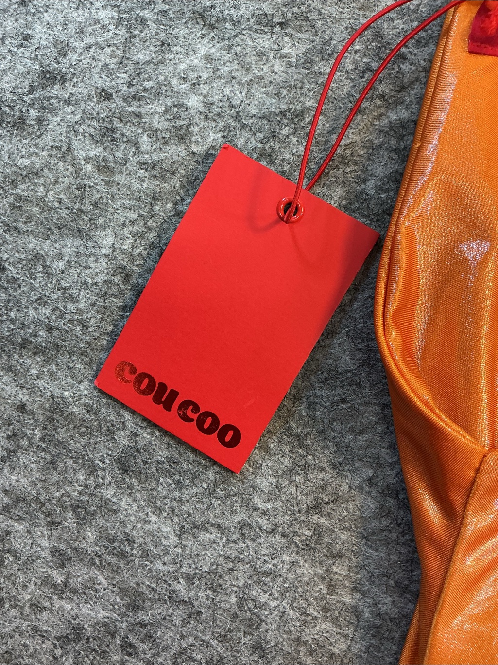 Coucoo Intimates | Jani New! Orange Metallic One-Piece Bodysuit Size M — image 5 of 6